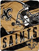 Northwest NFL Saints Deep Slant Raschel Throw Northwest NFL Saints Deep Slant Raschel Throw