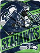 Northwest NFL Seahawks Deep Slant Raschel Throw Northwest NFL Seahawks Deep Slant Raschel Throw