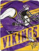 Northwest NFL Vikings Deep Slant Raschel Throw Northwest NFL Vikings Deep Slant Raschel Throw