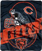 Northwest NFL Bears Grand Stand Raschel Throw Northwest NFL Bears Grand Stand Raschel Throw