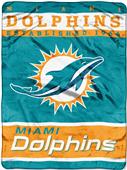 Northwest NFL Dolphins Raschel Throw Northwest NFL Dolphins Raschel Throw