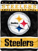 Northwest NFL Steelers Raschel Throw Northwest NFL Steelers Raschel Throw