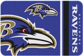 Northwest NFL Ravens Round Edge Bath Rug Northwest NFL Ravens Round Edge Bath Rug