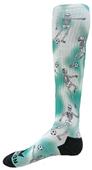 Red Lion Skeleton Soccer Sublimated OTC Socks Red Lion Skeleton Soccer Sublimated OTC Socks