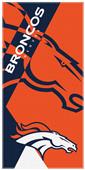 Northwest NFL Broncos Puzzle Oversized Beach Towel Northwest NFL Broncos Puzzle Oversized Beach Towel