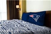 Northwest NFL Patriots Anthem Twin Sheet Set Northwest NFL Patriots Anthem Twin Sheet Set