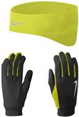 NIKE Men's Running Thermal Headband/Glove Set NIKE Men's Running Thermal Headband/Glove Set