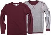 Boxercraft Adult Long Sleeve Reversible Crew Boxercraft Adult Long Sleeve Reversible Crew