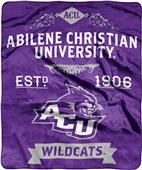 NCAA Abilene Christian Label Raschel Throw NCAA Abilene Christian Label Raschel Throw