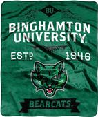 NCAA Binghamton Label Raschel Throw NCAA Binghamton Label Raschel Throw