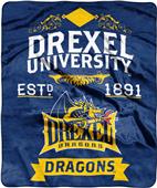 NCAA Drexel Label Raschel Throw NCAA Drexel Label Raschel Throw