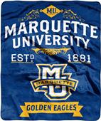 NCAA Marquette Label Raschel Throw NCAA Marquette Label Raschel Throw