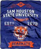NCAA Sam Houston State Label Raschel Throw NCAA Sam Houston State Label Raschel Throw