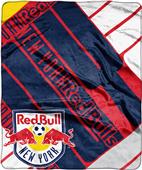 MLS New York Red Bulls Scramble Raschel Throw MLS New York Red Bulls Scramble Raschel Throw