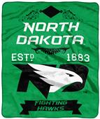 NCAA North Dakota Label Raschel Throw NCAA North Dakota Label Raschel Throw