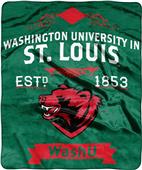 NCAA Wash U/St. Louis Label Raschel Throw NCAA Wash U/St. Louis Label Raschel Throw
