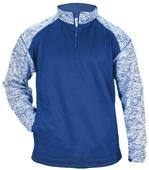 Badger Sport Adult Blend Sport 1/4 Zip Jacket Badger Sport Adult Blend Sport 1/4 Zip Jacket