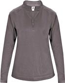 Badger Sport 1/4 Zip Poly Fleece Ladies Pullover Badger Sport 1/4 Zip Poly Fleece Ladies Pullover