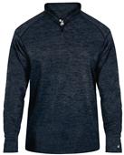 Badger Sport Adult Tonal Blend 1/4 Zip Shirt Badger Sport Adult Tonal Blend 1/4 Zip Shirt