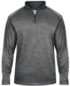 Badger Sport Adult Tonal Blend 1/4 Zip Shirt Badger Sport Adult Tonal Blend 1/4 Zip Shirt