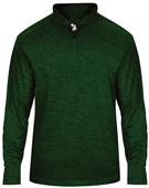 Badger Sport Adult Tonal Blend 1/4 Zip Shirt Badger Sport Adult Tonal Blend 1/4 Zip Shirt