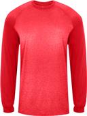 Badger Sport Adult Tonal Sport Heather L/S Tee Badger Sport Adult Tonal Sport Heather L/S Tee