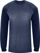 Badger Sport Adult Tonal Sport Heather L/S Tee Badger Sport Adult Tonal Sport Heather L/S Tee