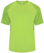 Badger Sport Adult Youth Tonal Blend Panel Tee Badger Sport Adult Youth Tonal Blend Panel Tee