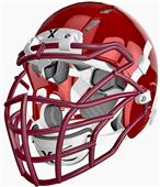 Xenith Epic Youth Football Helmet Pursuit Facemask Xenith Epic Youth Football Helmet Pursuit Facemask