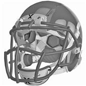 Xenith Epic Youth Football Helmet Pride Facemask Xenith Epic Youth Football Helmet Pride Facemask