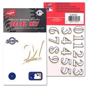 Rawlings MLB Team Decal Kits Batting Helmet Decals