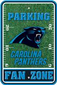 NFL Carolina Panthers Plastic Parking Sign NFL Carolina Panthers Plastic Parking Sign