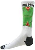 Red Lion Beer Pong Sublimated Crew Socks Red Lion Beer Pong Sublimated Crew Socks