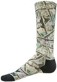 Red Lion Dollar Bill Sublimated Crew Socks Red Lion Dollar Bill Sublimated Crew Socks