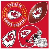 NFL Kansas City Chiefs 4 Piece Magnet Set NFL Kansas City Chiefs 4 Piece Magnet Set