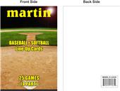 Martin Sports Baseball/Softball Line-Up Cards Martin Sports Baseball/Softball Line-Up Cards