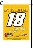BSI NASCAR Kyle Busch #18 2-Sided Garden Flag BSI NASCAR Kyle Busch #18 2-Sided Garden Flag
