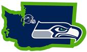 NFL Seattle Seahawks Home State Decal NFL Seattle Seahawks Home State Decal