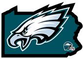 NFL Philadelphia Eagles Home State Decal NFL Philadelphia Eagles Home State Decal