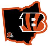 NFL Cincinnati Bengals Home State Decal NFL Cincinnati Bengals Home State Decal