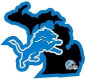 NFL Detroit Lions Home State Decal NFL Detroit Lions Home State Decal