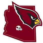 NFL Arizona Cardinals Home State Decal NFL Arizona Cardinals Home State Decal