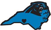NFL Carolina Panthers Home State Decal NFL Carolina Panthers Home State Decal