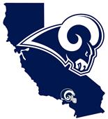 NFL Los Angeles Rams Home State Decal NFL Los Angeles Rams Home State Decal
