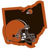 NFL Cleveland Browns Home State Decal NFL Cleveland Browns Home State Decal