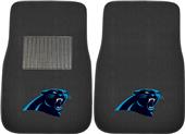 Fan Mats NFL Panthers Embroidered Car Mat (set) Fan Mats NFL Panthers Embroidered Car Mat (set)