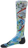 Red Lion Skeleton Skier Knee-High Socks Red Lion Skeleton Skier Knee-High Socks