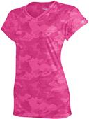 Champion Womens Essential Double Dry V-Neck Tee Champion Womens Essential Double Dry V-Neck Tee