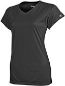 Champion Womens Essential Double Dry V-Neck Tee Champion Womens Essential Double Dry V-Neck Tee