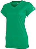 Champion Womens Essential Double Dry V-Neck Tee Champion Womens Essential Double Dry V-Neck Tee